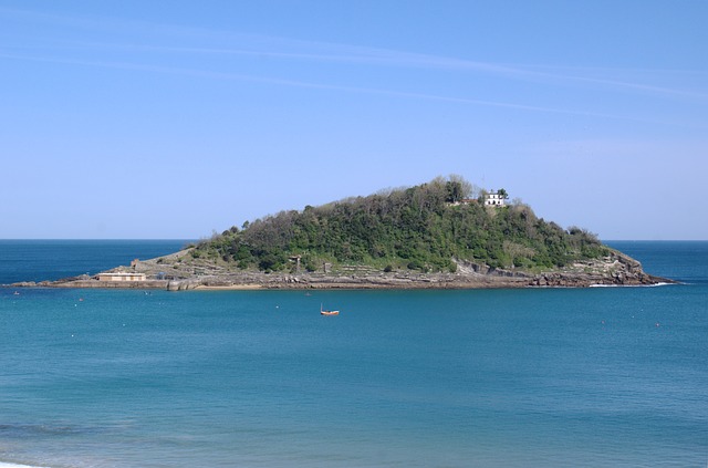 Isla de Santa Clara en San Sebastián
