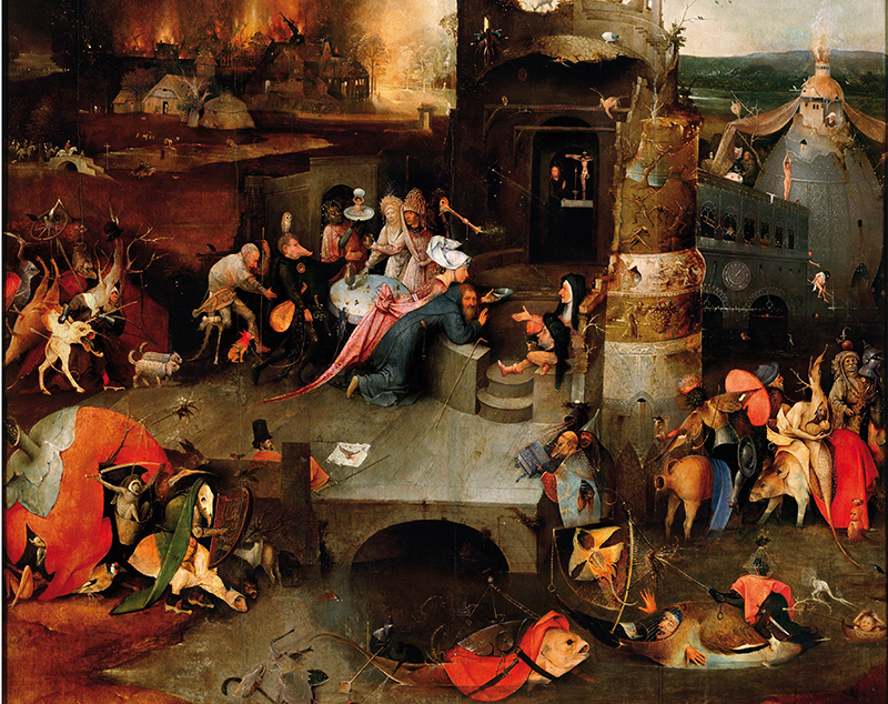 La tentación de San Antonio de El Bosco