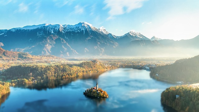 Lago Bled en Eslovenia