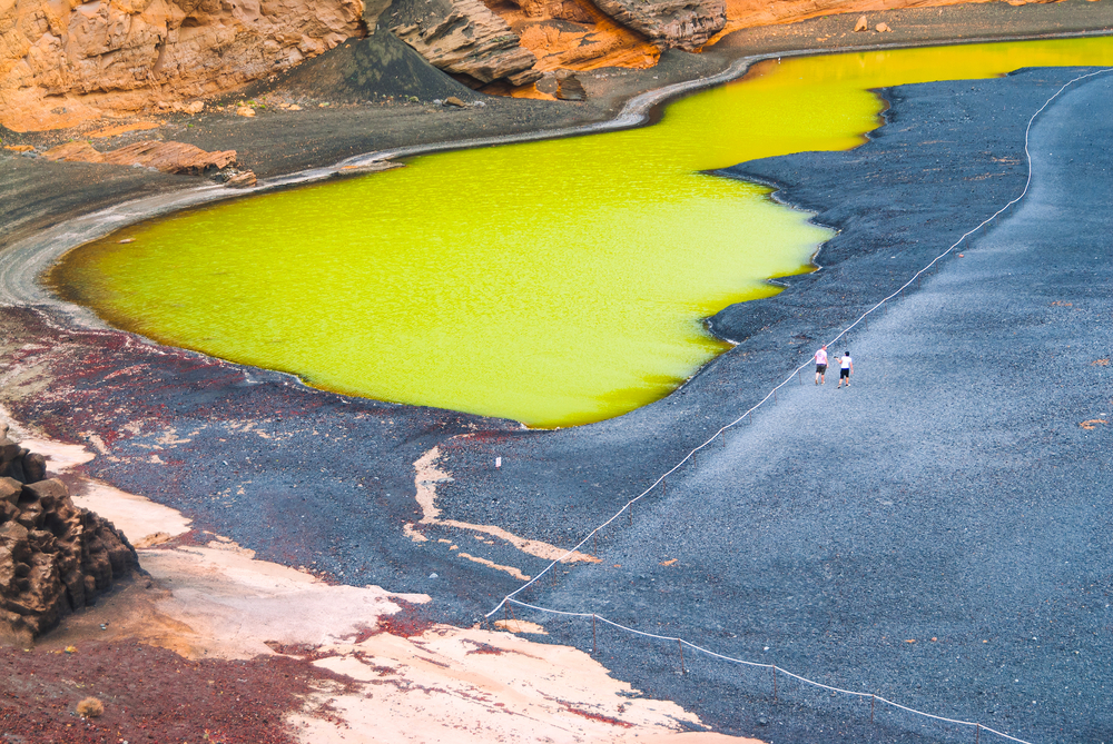 Lago Verde en Lanzarote
