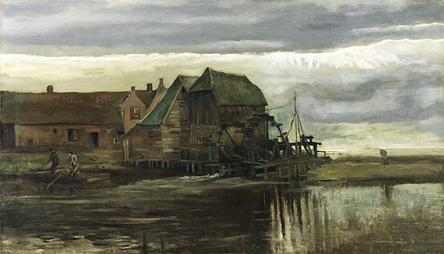 Molino de agua en Gennep de Vincent van Gogh
