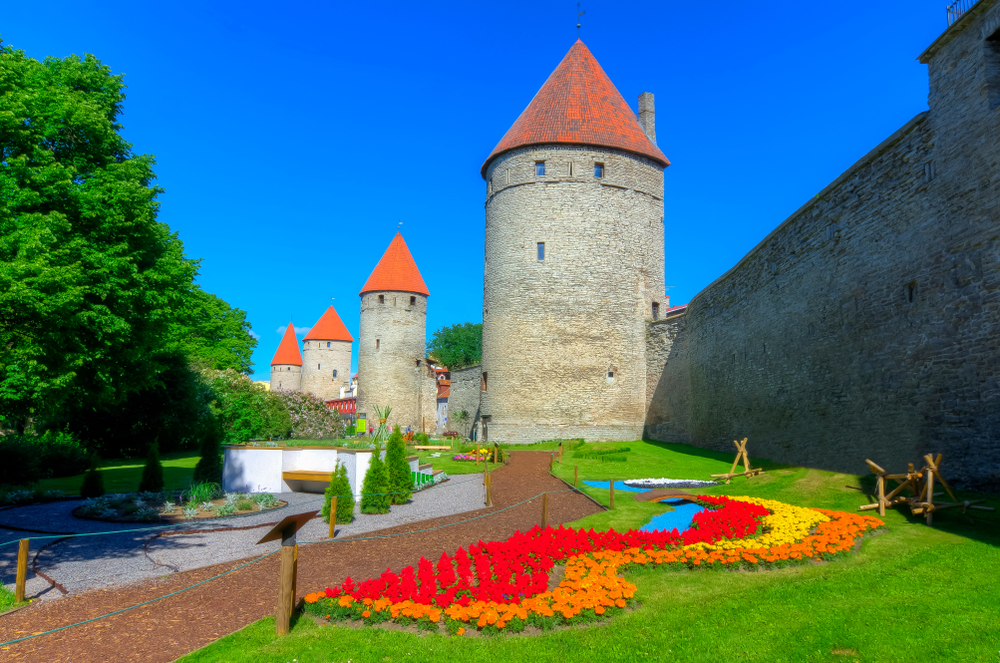 Muralla de Tallin en Estonia