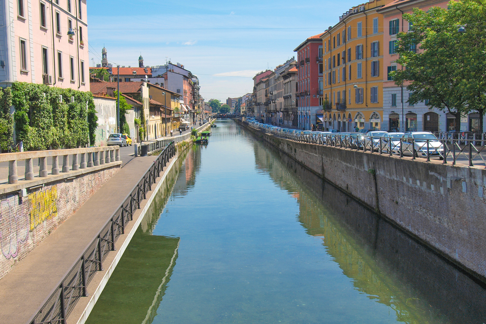 Naviglio Grande en Milán