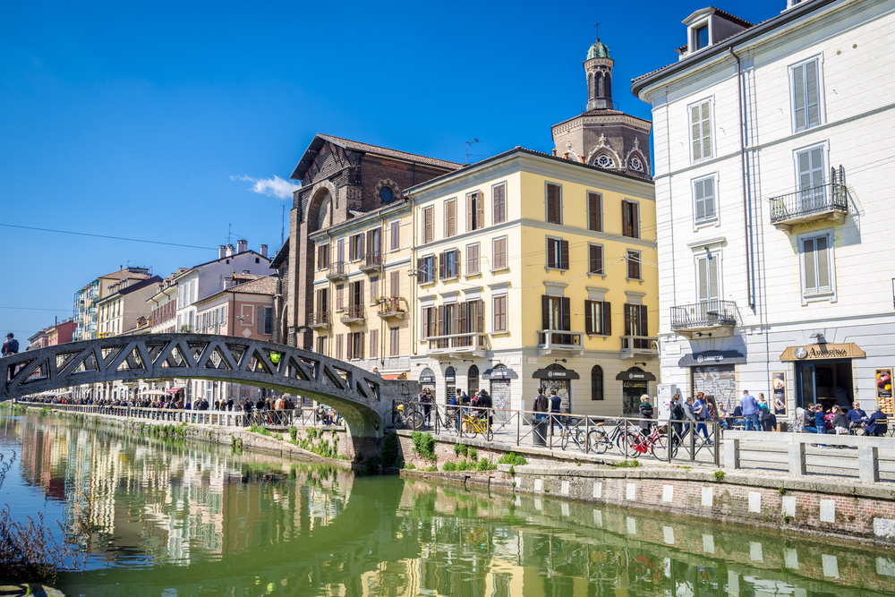 Naviglio Grande en Milán