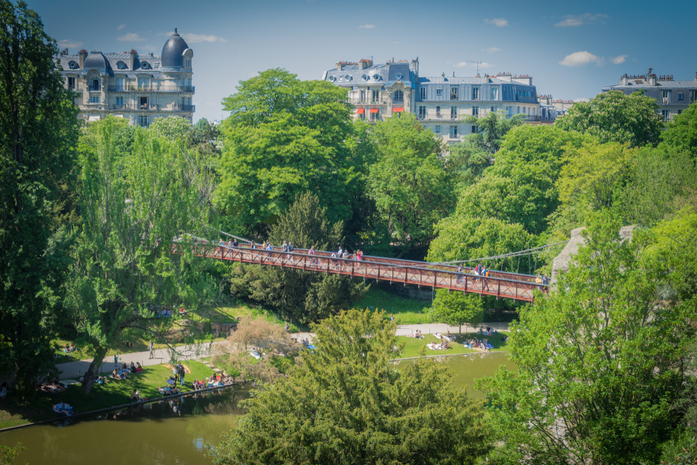 Parque Buttes-Chaumont en París