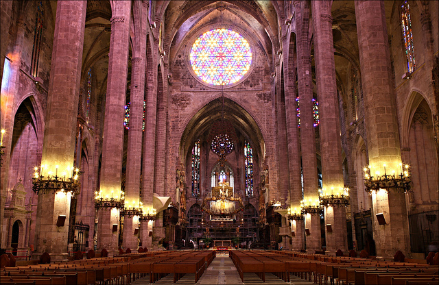 Interior de la Catedral de Palma de Mallorca