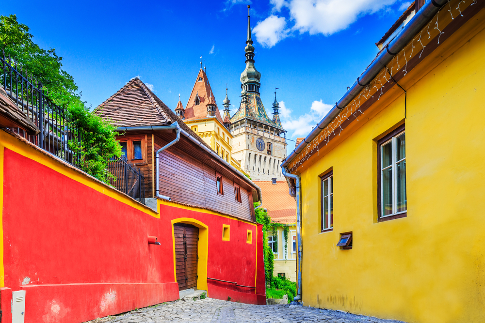 Sighisoara en Transilvania