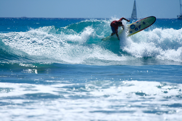 Surfista en Waikiki