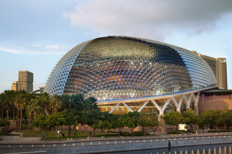 El Teatro Ópera Esplanade de Singapur, un edificio singular