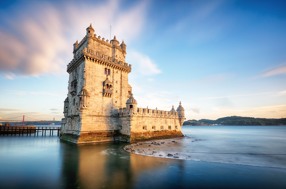 Torre de Belém en Lisboa, una de las cosas que ver en una ruta en caravana por Portugal