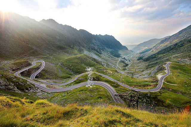 Transfagarasan en Transilvania