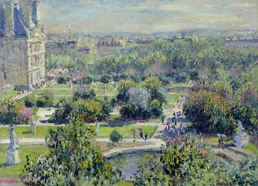 "Las Tullerías" de Monet