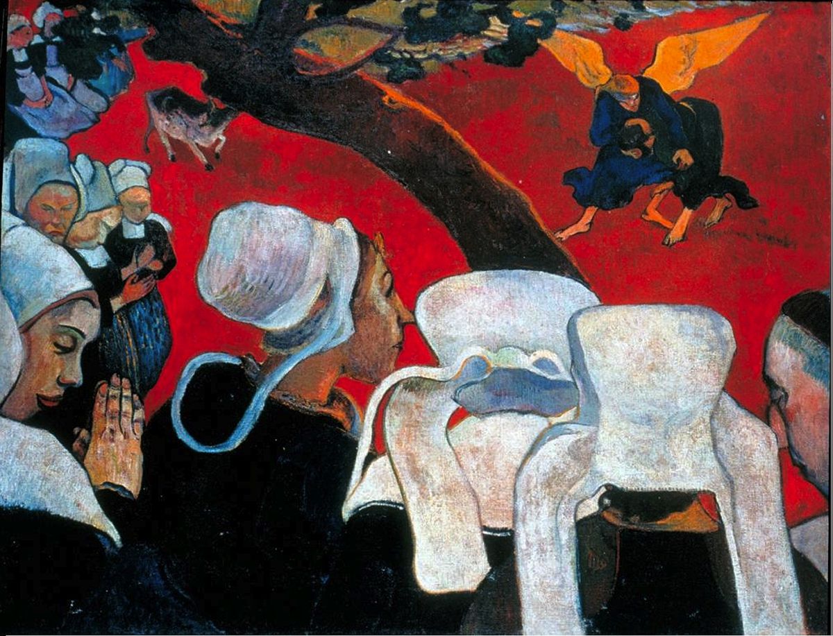 La visión tras el sermón de Paul Gauguin