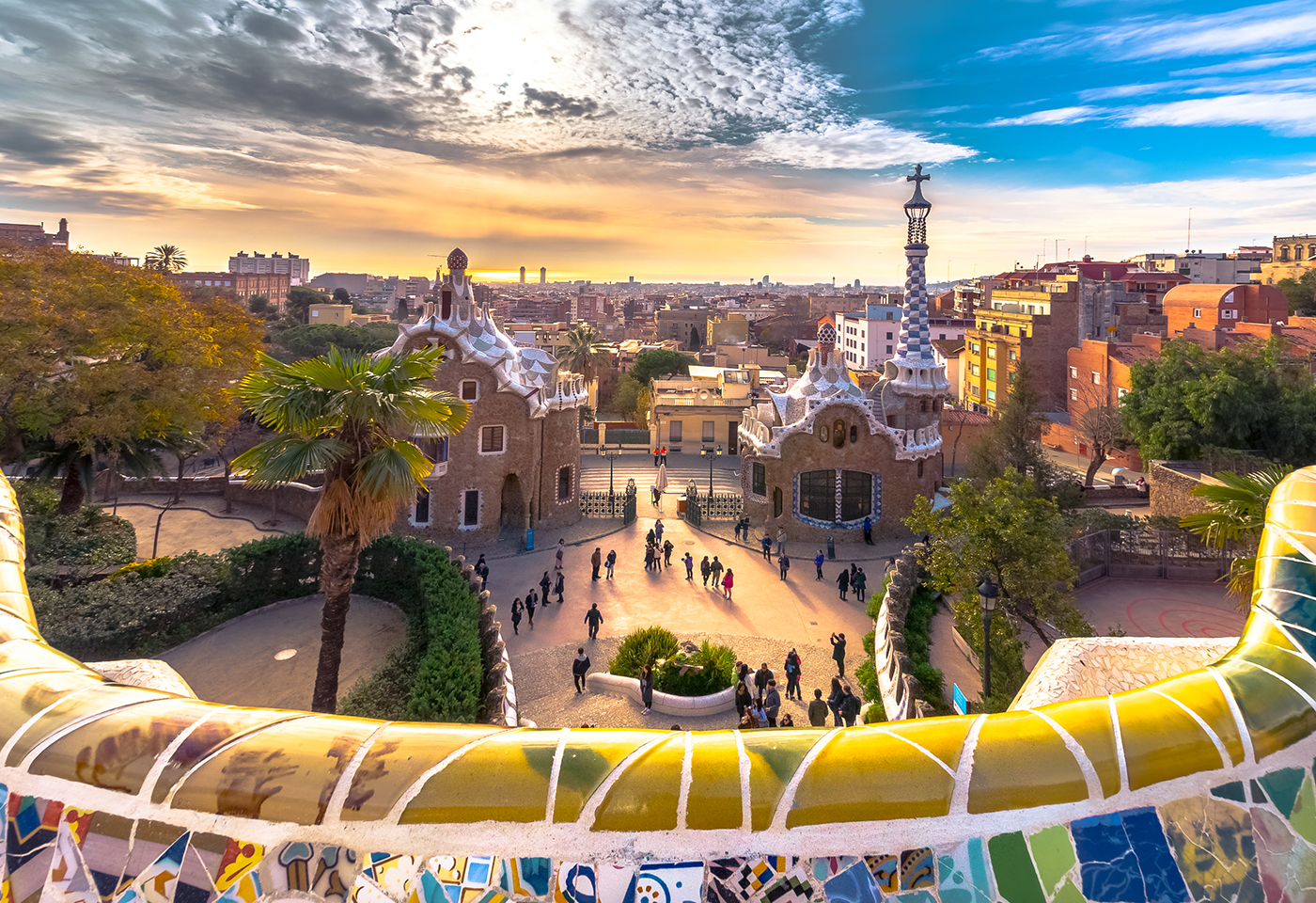 Barcelona desde el parque Güell