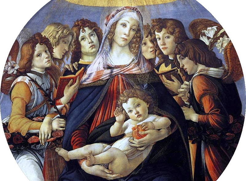 Virgen de la Granada de Botticelli