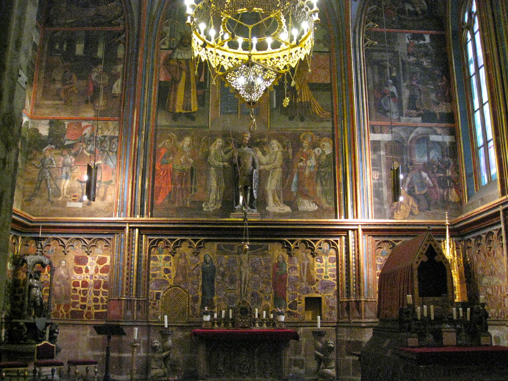 Capilla de San Wenceslao en la catedral de Praga