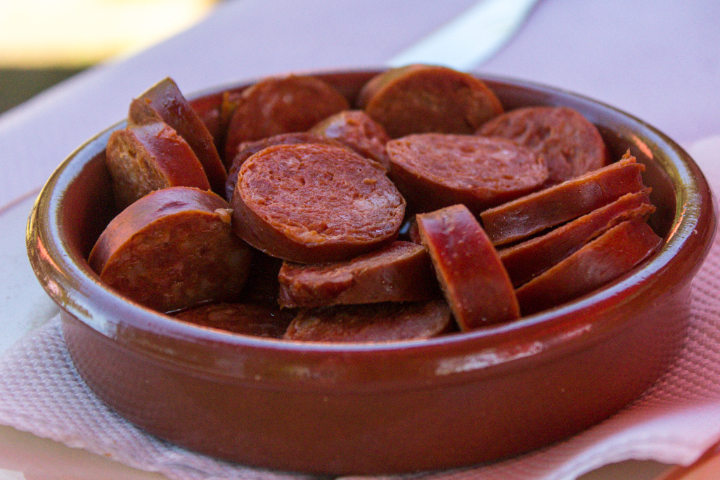 Chorizo a la sidra
