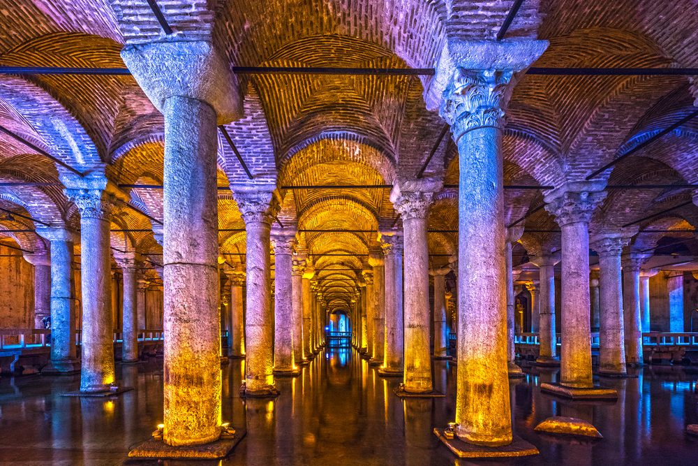 Cisterna Basílica en Estambul