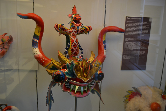 Máscara en el Museo Nacional de Antropología