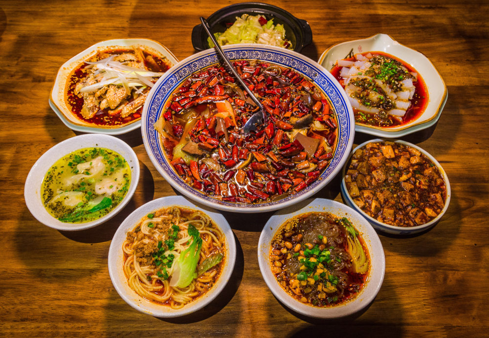 Platos típicos de Sichuan