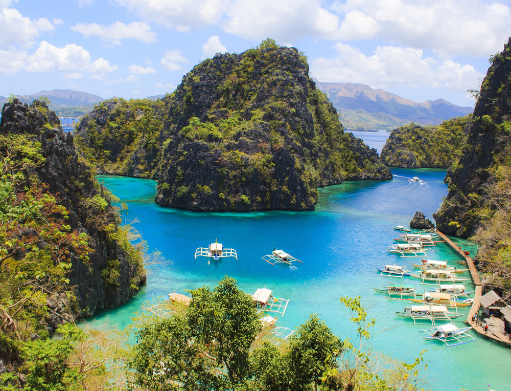 Isla de Corón en Filipinas