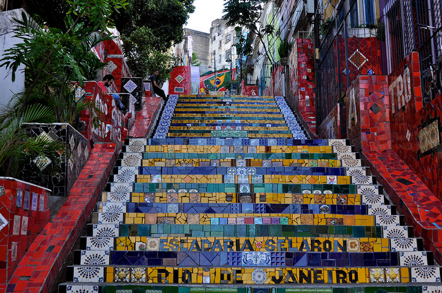 Escalera de Selaron en Río de Janeiro