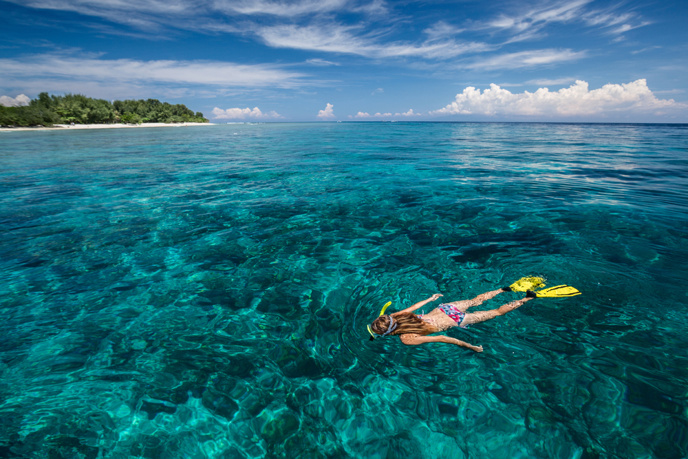 Esnorquel en las islas Gili