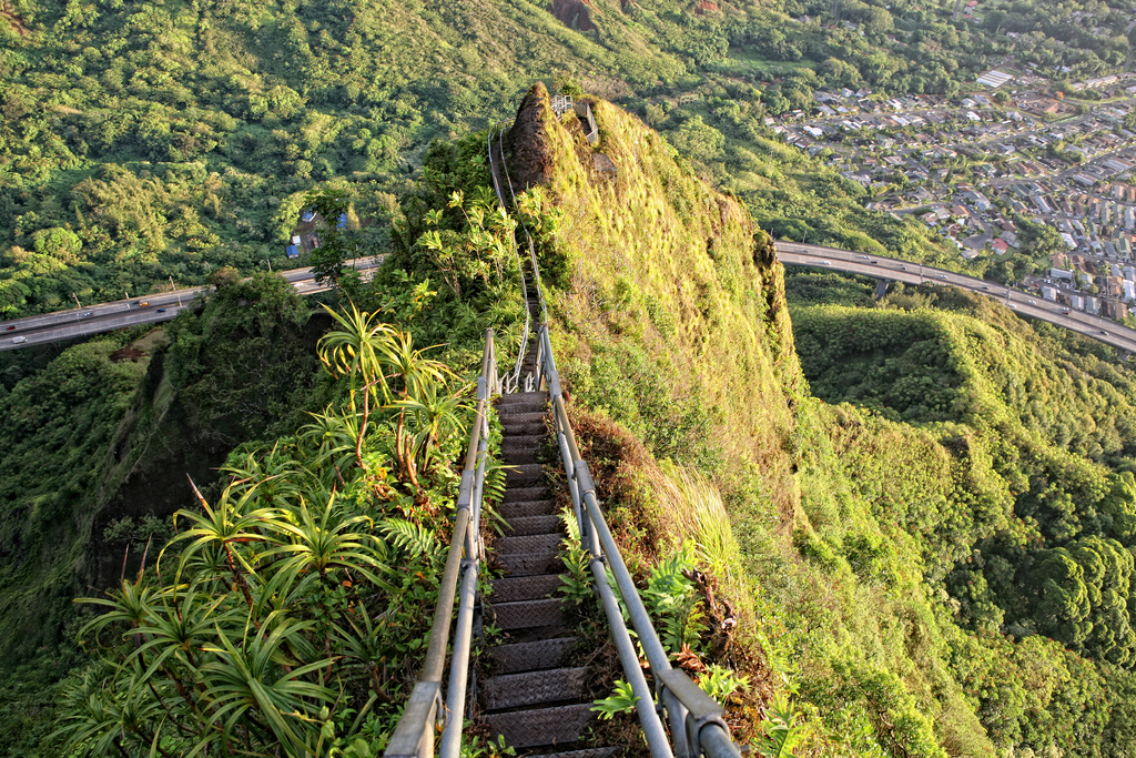 Haiku Stairs en Hawai