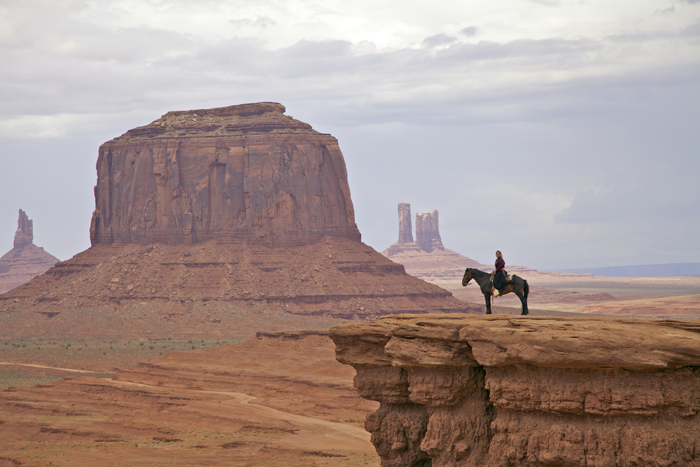 Indio navajo en Monument Valley