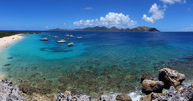 Isla Tintamarre en la isla de San Martin