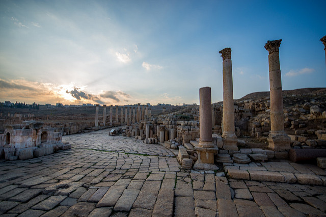 Jerash en Jordania