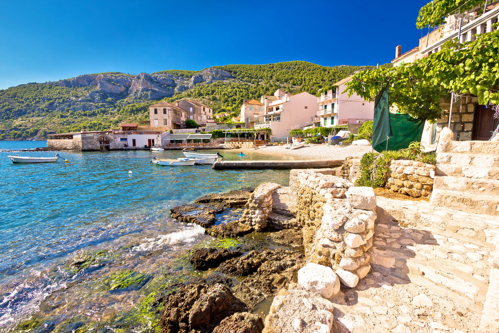 Komiza en la isla de Vis