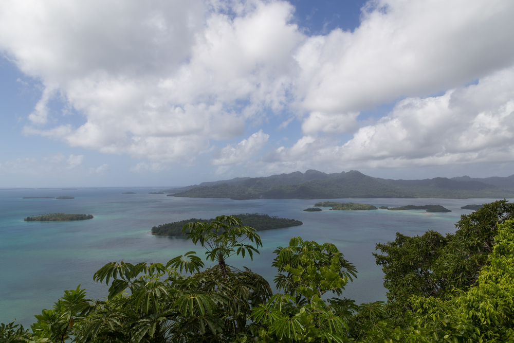 LAgo Marovo en las islas Salomon