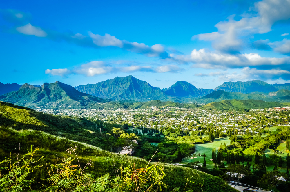Lanikai Pillboxes Trail en Hawai
