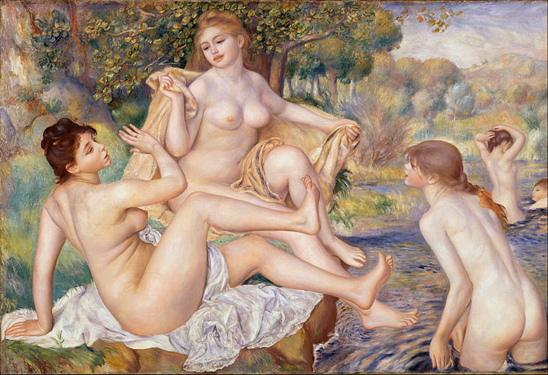 Las grandes bañistas de Renoir
