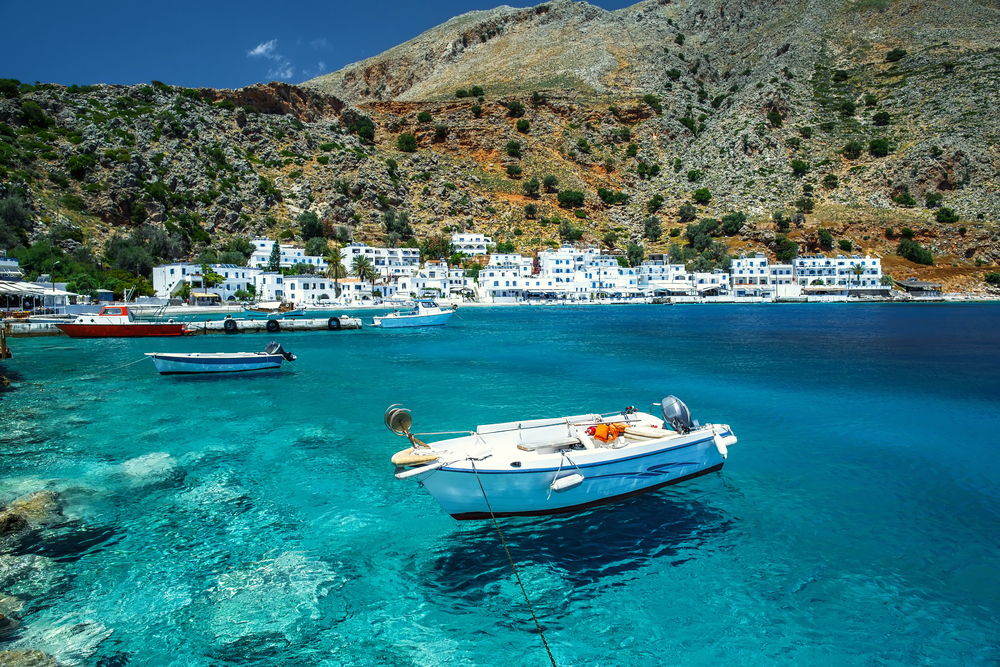 Loutro en la isla de Creta