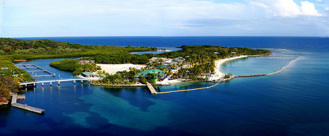 Mahogany Bay en la isla de Roatán