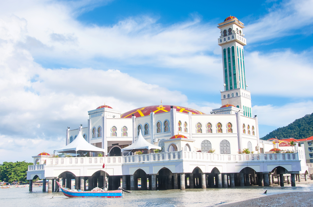 Mezquita Masjid Terapung Pulau en Penang