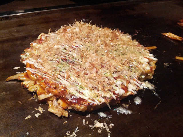 Okonomiyaky de Japón