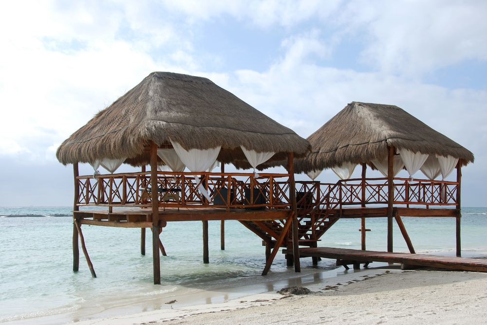 Palapas en Cozumel