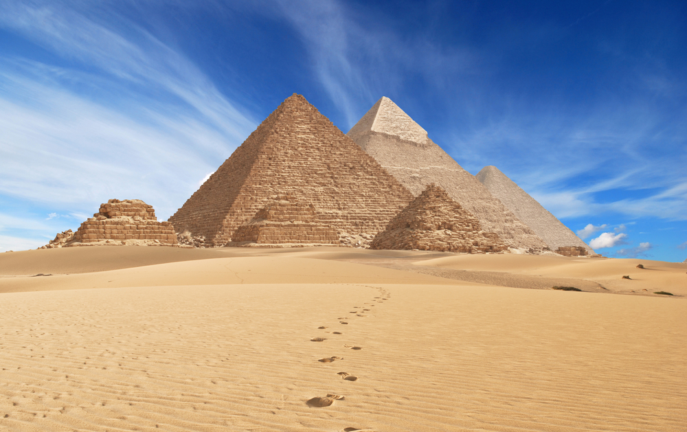 Pirámides de Egipto en la Meseta de Guiza