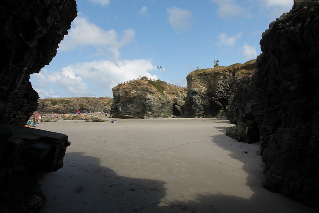 Playa de Os Castros en Lugo