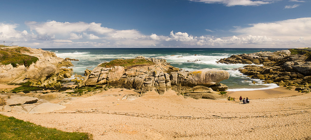 Playa de Ril en Burela, Mariña Lucense