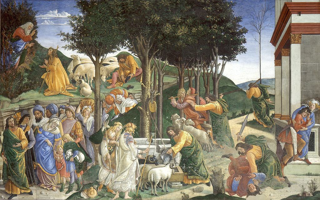 HEchos de Moisés de Sandro Botticelli