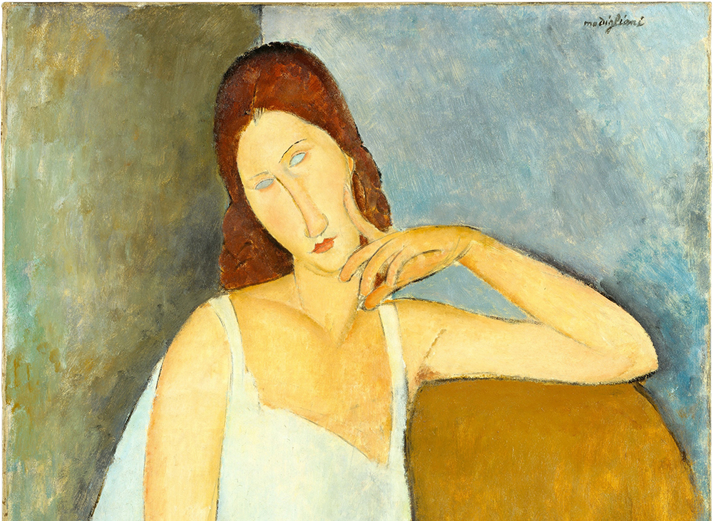 Retrato de Jeanne Hebuterne de Modigliani