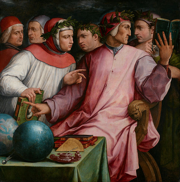 Seis poetas toscanos, cuadro de Giorgio Vasari