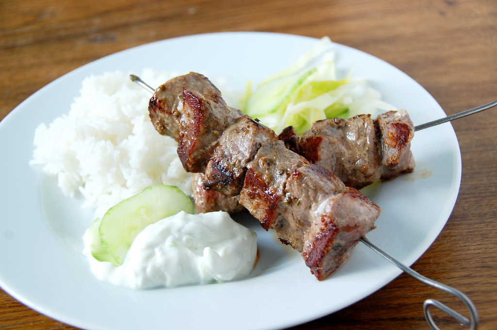 Souvlaki, uno de los mejores platos griegos