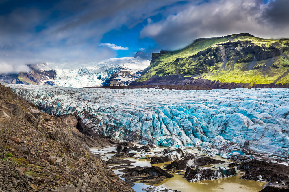 Glaciar Vajnajokull en Islandia