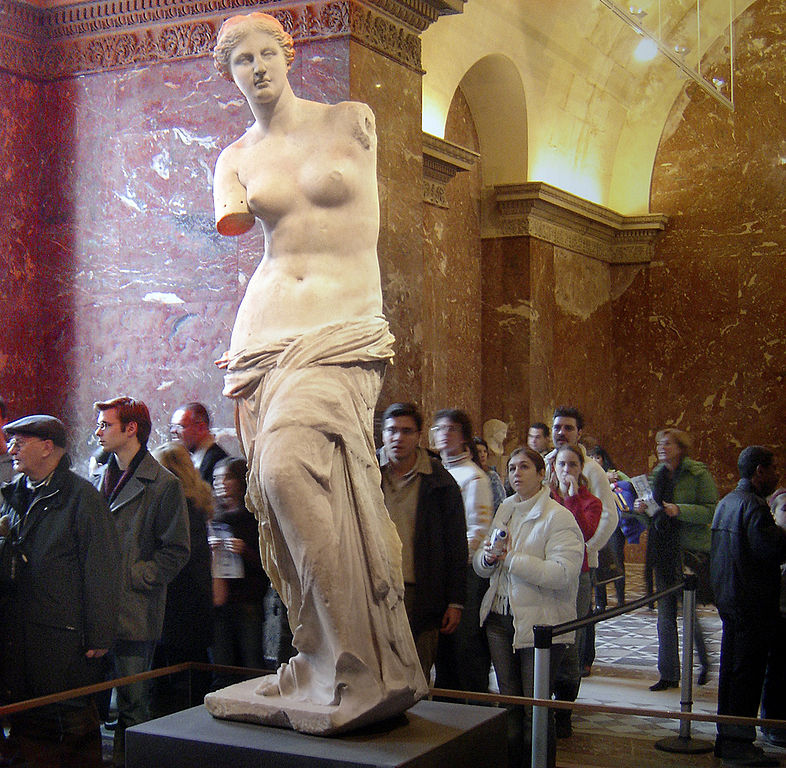 Venus deMilo en el Museo del Lovre
