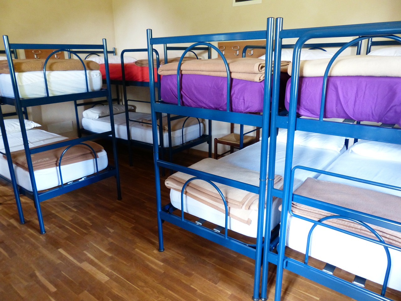 Habitación de un albergue